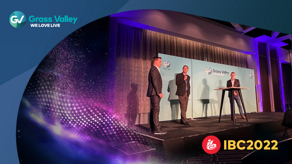 IBC 2022: Grass Valley объявляет о выпуске новых продуктов во всех сферах своей деятельности