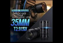 SIRUI анонсировала полнокадровый анаморфный объектив 35 мм T2.9 1.6x