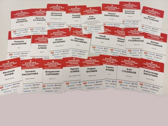 Broadcasting Cinema Pro AV 2022 Azerbaijan