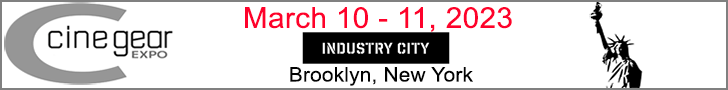 Выставка Cine Gear Expo в Нью-Йорке - 10-11 марта
