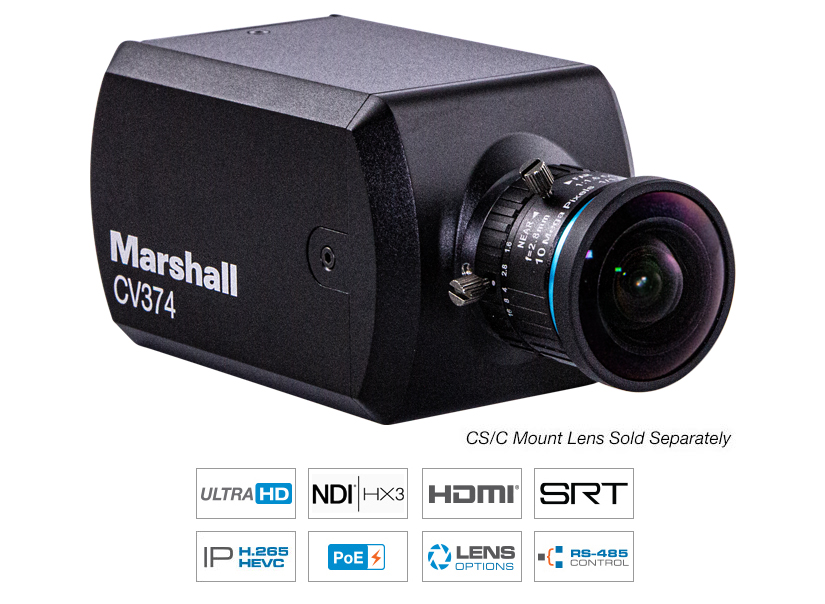 На IBC 2023 Marshall Electronics покажет четыре новые модели камер: миниатюрные камеры CV574/CV370 и компактные камеры CV374/CV2023  tkt1957.com