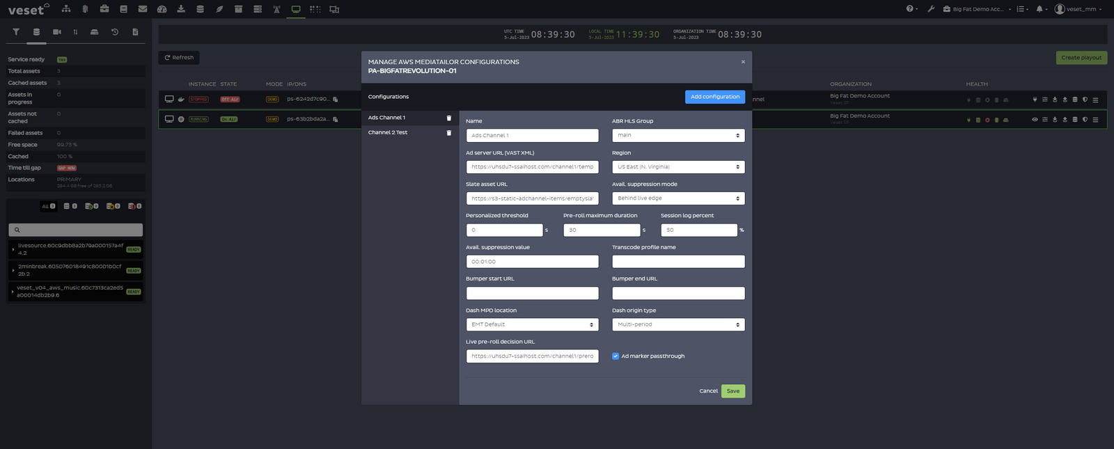 Veset объединяется с AWS Elemental MediaTailor tkt1957.com