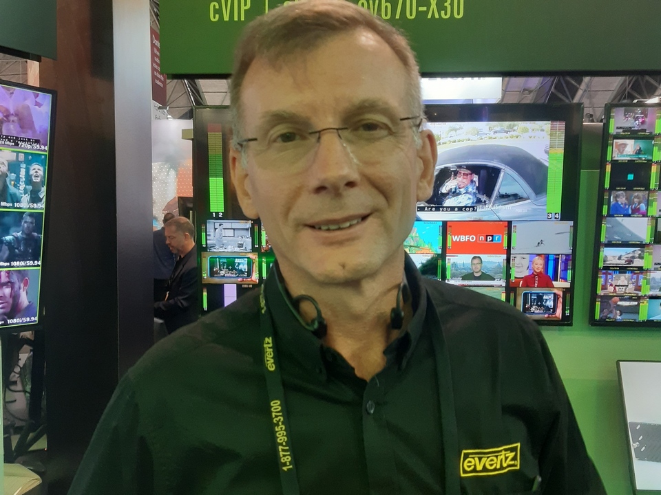 Макс Попов, заместитель вице-президента по операциям на юго-западе США в Evertz USA Inc., IBC 2023 tkt1957.com