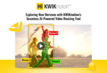 KWIKmotion представляет инновационный инструмент для обрезки видео с помощью ИИ.