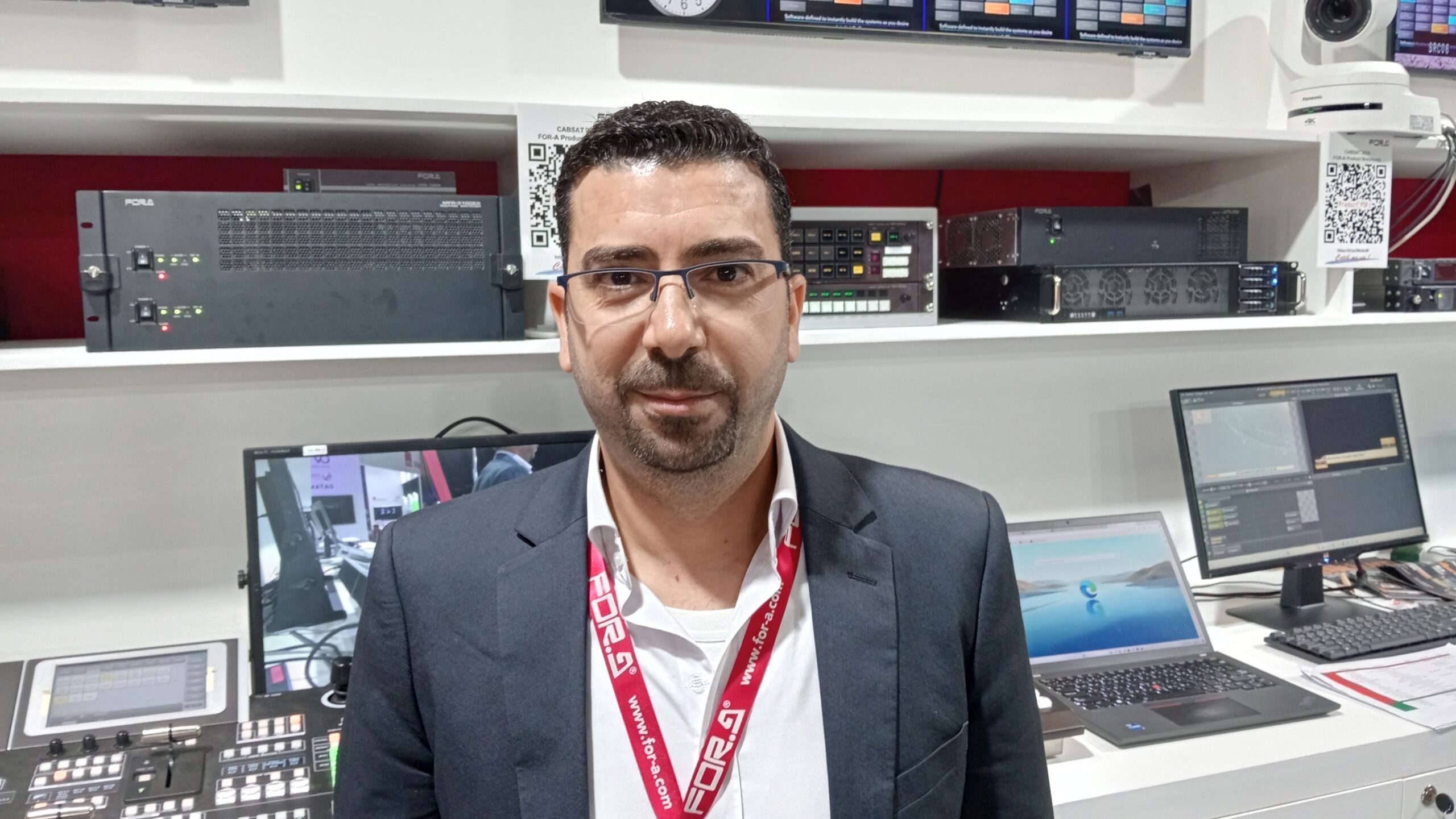 Эксклюзивное интервью с Мохаммедом Абу Зияде (Mohammed Abu Ziyadeh), региональным менеджером по Ближнему Востоку и Африке в FOR-A Company Limited, ОАЭ, на Cabsat 2024