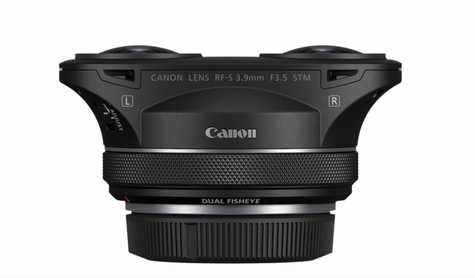 Новый объектив Canon RF-S 3.9mm F3.5 STM DUAL FISHEYE для VR