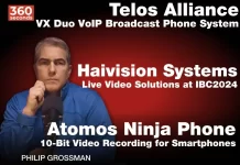 Telos Alliance, Atomos и Haivision в выпуске 360 Seconds. Broadcast News & Commentary Telos Alliance, Atomos и Haivision в выпуске 360 Seconds. Broadcast News & Commentary