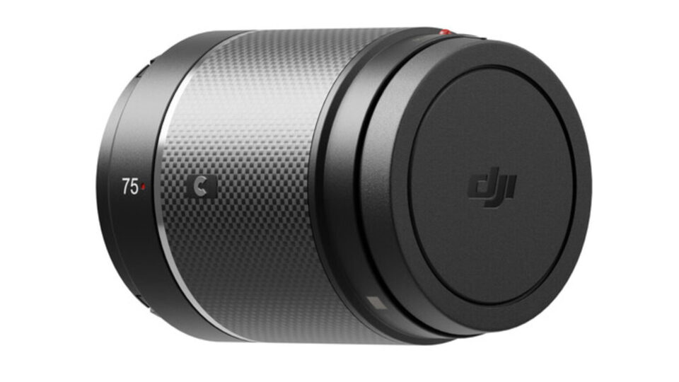 DJI: новый телеобъектив 75 мм f/1.8 для Inspire 3