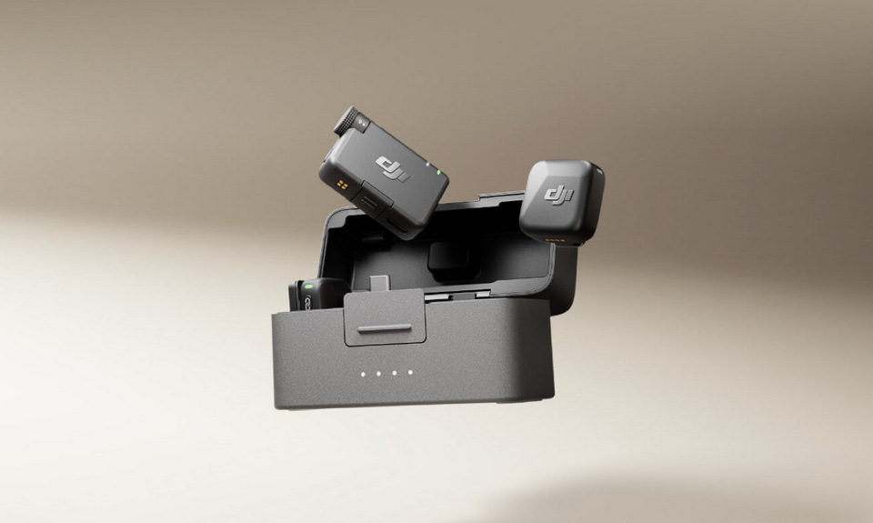 Мини беспроводной микрофон DJI Mic Mini -  сверхлёгкий, беспроводной и легко интегрируемый с продуктами DJI OsmoAudio