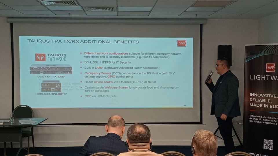 Тибор Ипач (Tibor Ipacs), Sales Operation Manager компании Lightware (Венгрия)