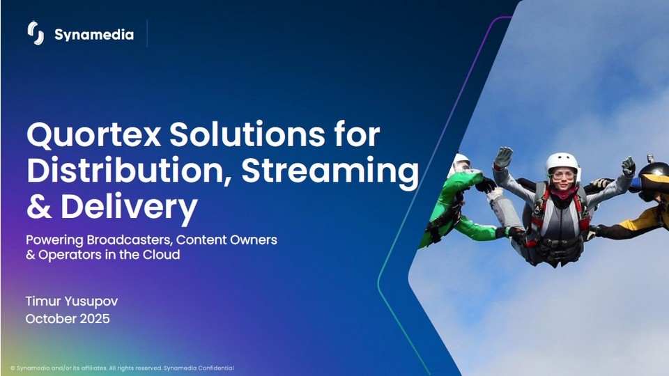 AV & Media Central Asia 2025 Synamedia