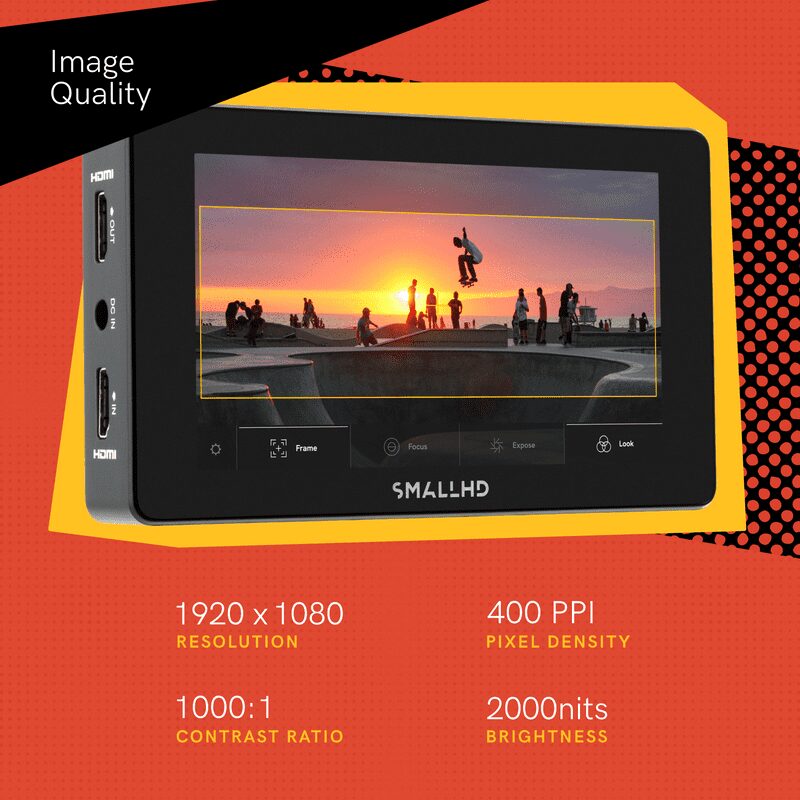 Small HD Action 5: the 5-inch video monitor