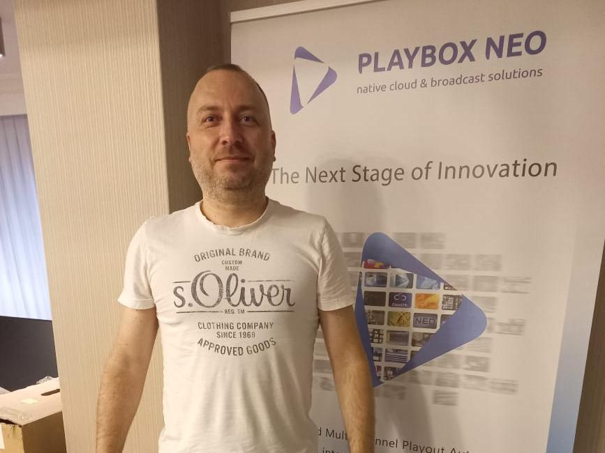 Plamen Chardakliev, Broadcast Engineer, Playbox Neo,