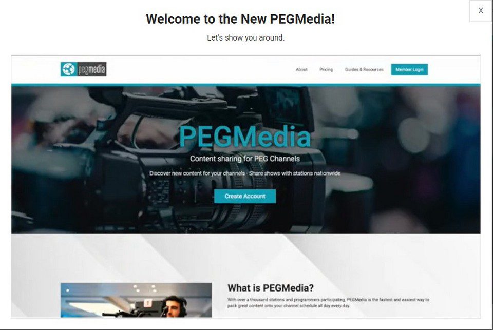 Cablecast Relaunches PEGMedia.org