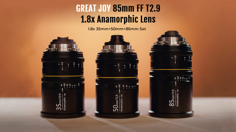 Great Joy announces 85mm T2.9 1.8x Anamorphic Lens 