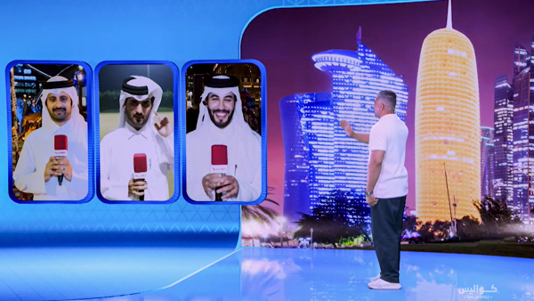 Alkass Sports Teleports Guests: A First in Qatar. Imagine credit: Zero Density