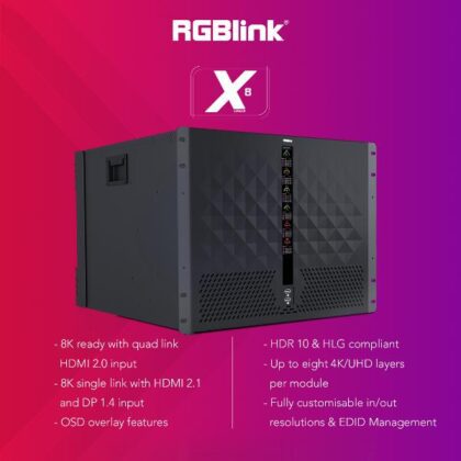 At ISE RGBlink will showcase new products and innovation for integrators, AV pros & streampros