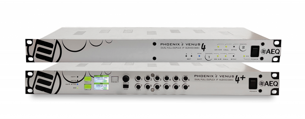 AEQ: the Phoenix Venus 4 IP audiocodec