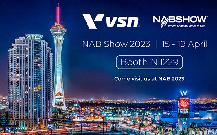 VSN will showcase the new SaaS Cloud offer of VSNCrea at NAB Show 2023