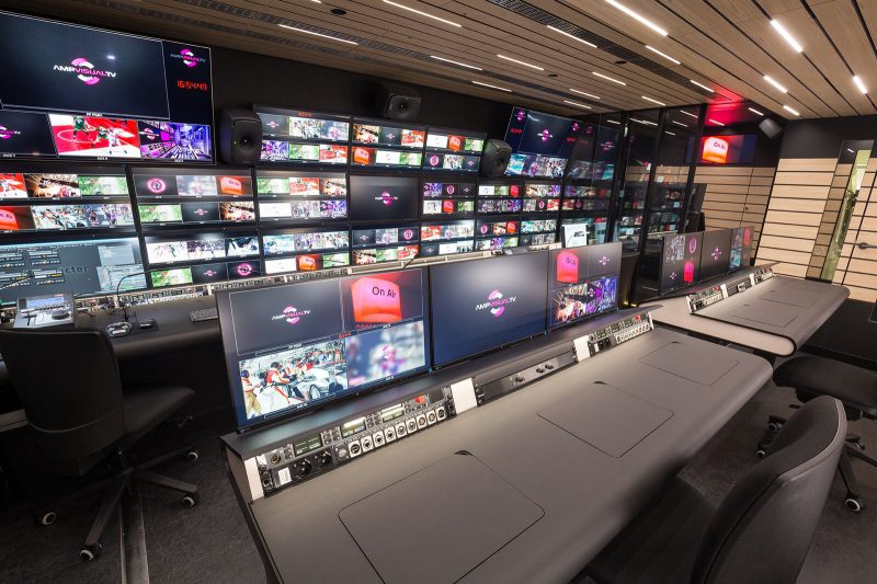 Riedel MediorNet, Artist, and Bolero Drive Video and Comms Networks On Board AMP VISUAL TV&rsquo;s Newest OB Vans