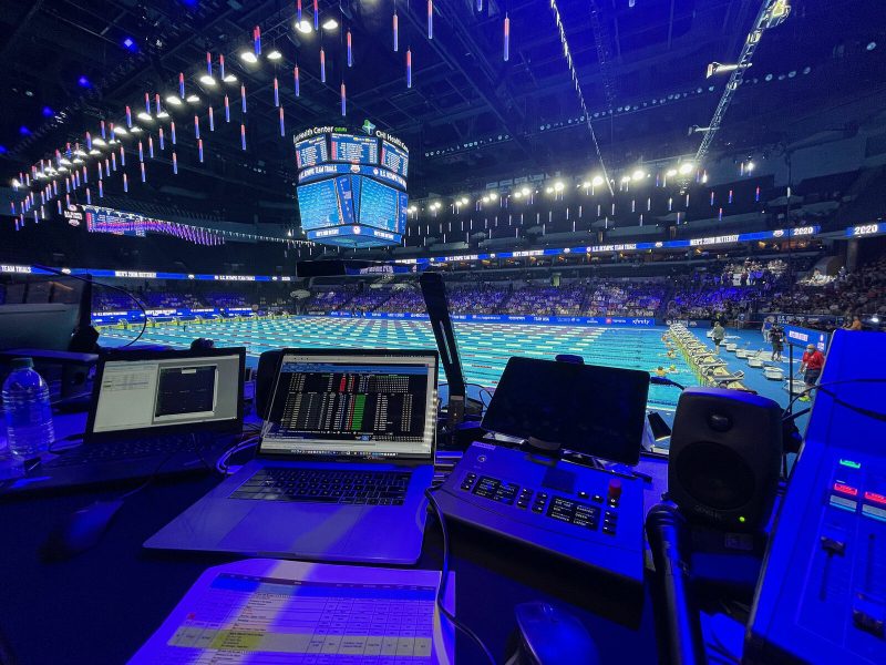 Riedel Intercom Systems Propel Dodd Technologies&rsquo; U.S. Swim Trials Broadcast