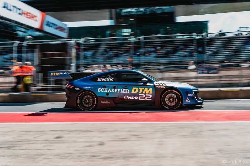 DTM and Schaeffler Demo the Future of Driving With Electric Race Car Controlled Remotely via Riedel IP Mesh Network