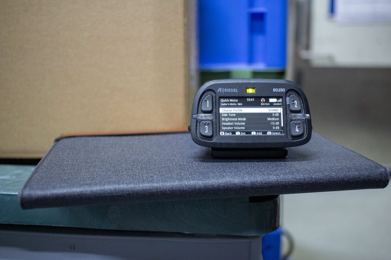 Riedel&rsquo;s Bolero Wireless Intercom on Stage at Sadler&rsquo;s Wells Theatre