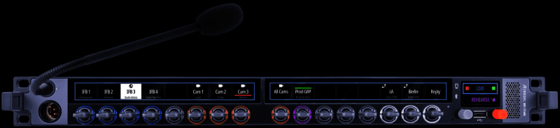 Riedel Introduces the RSP-1216HL SmartPanel, a New 1RU Addition to the Powerful 1200 Series of Intelligent, App-Driven User Interfaces