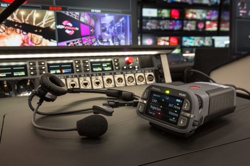 Riedel MediorNet, Artist, and Bolero Drive Video and Comms Networks On Board AMP VISUAL TV&rsquo;s Newest OB Vans