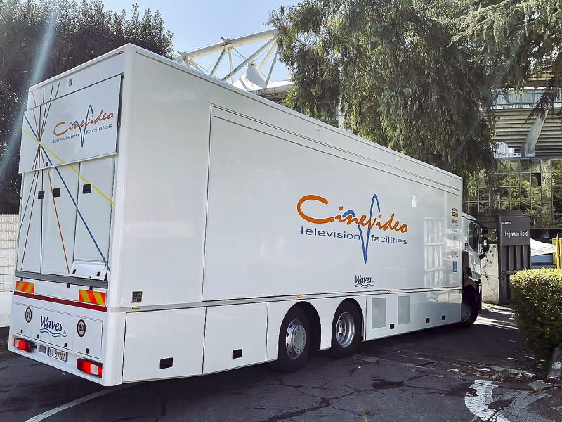 Artist-1024 and Bolero Form Intercom Core of New UHD-12G OB Van for Cinevideo SRL