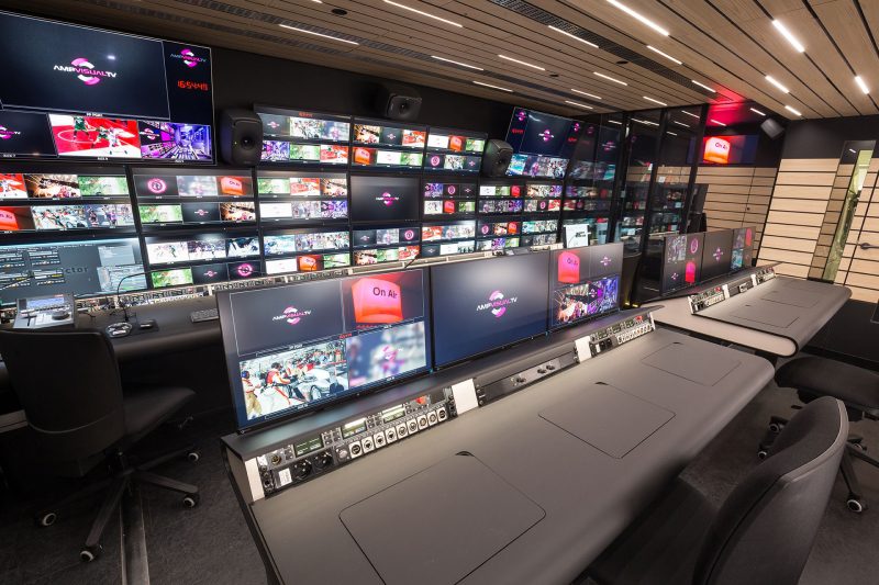 Riedel MediorNet, Artist, and Bolero Drive Video and Comms Networks On Board AMP VISUAL TV&rsquo;s Newest OB Vans