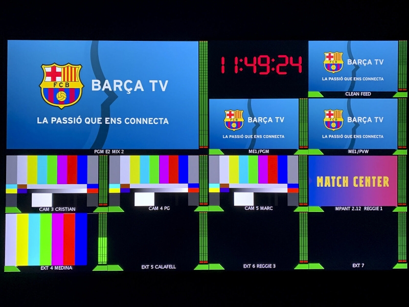 Bar&ccedil;a Studios Chooses Riedel&rsquo;s MediorNet to Enable Video Between Studios, FC Barcelona Stadium, and FC Barcelona Sport City