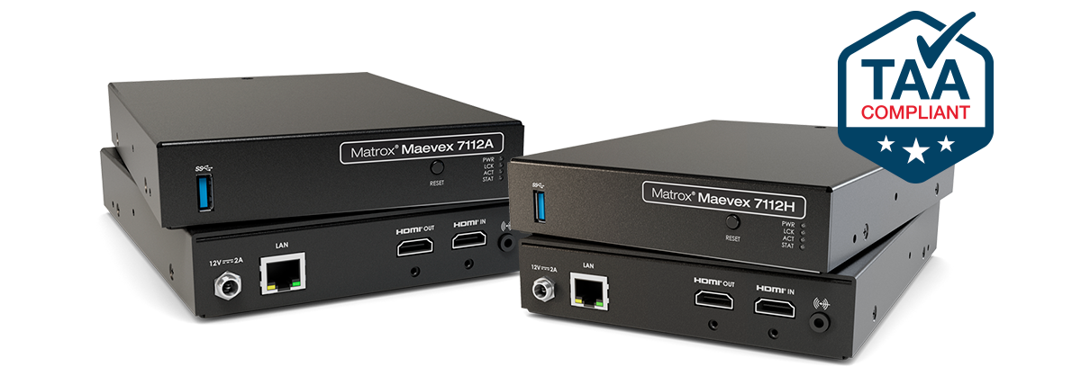 Matrox Unveils Maevex 7100 Series Encoders