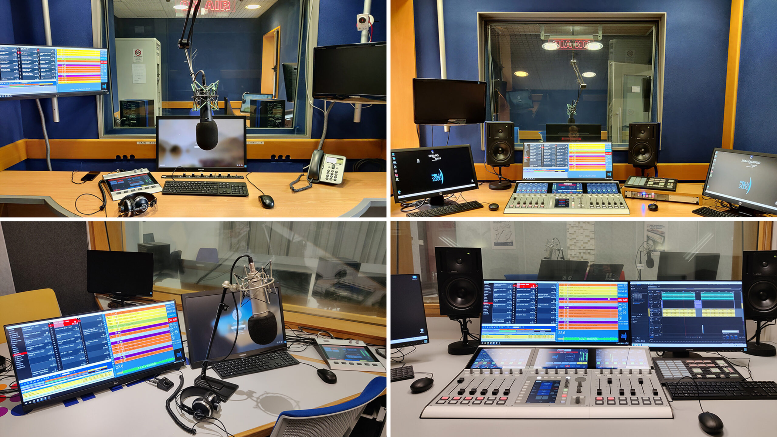 DHD audio reports the completion of a major update to the Rome-based production facilities of Italian radio and internet broadcast InBlu2000 tkt1957.com
