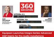 Mary Ann Seidler: Number one, it allows for individual control over every single channel Equipson Launches Integra Series 360 Seconds. Broadcast News & Commentary tkt1957.com