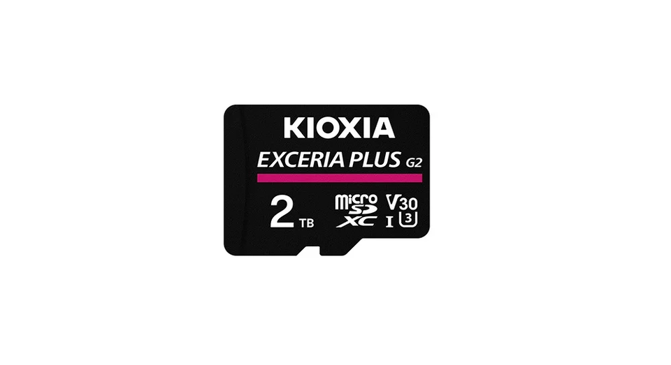 Ils l'ont fait ! KIOXIA commercialise sa carte microSDXC 2 To EXCERIA PLUS  G2 - Hardware & Co