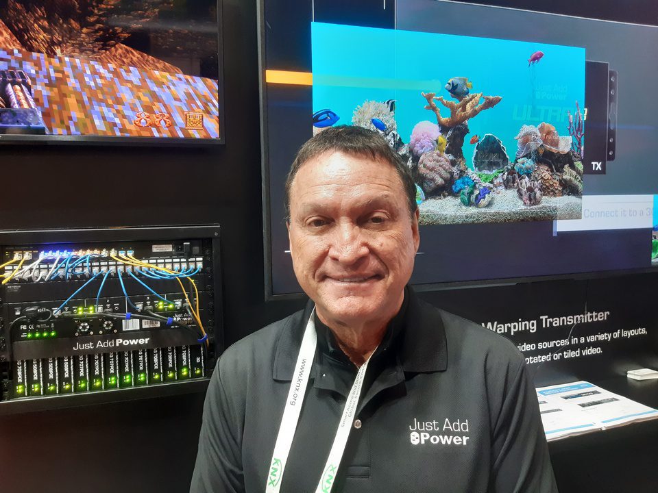 Ed Qualls, CEO at Just Add Power, at ISE 2024