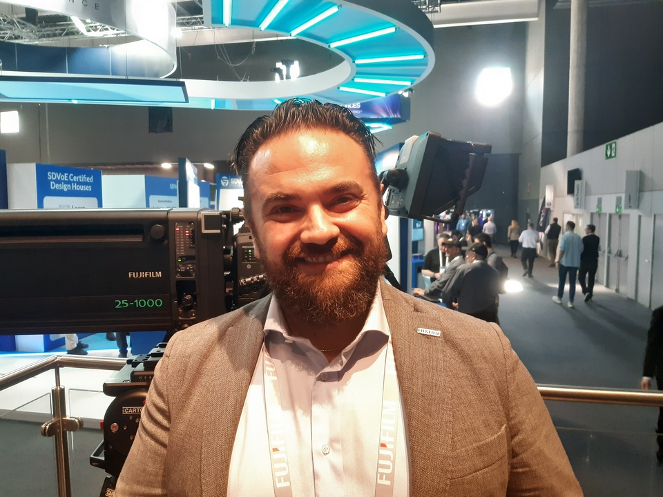 Interview with Francesco Spisti, Global Sales & Marketing Manager, Fujifilm at ISE 2024 tkt1957.com