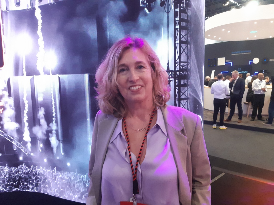 Interview with Marina Prak, Marketing Manager at ROE Visual at ISE 2024 tkt1957.com