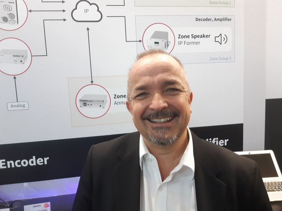 Interview with Reto Brader, CEO of Barix, at ISE 2024 tkt1957.com