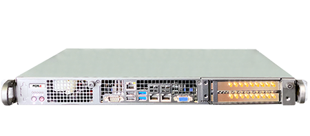SOAR-A EDGE Server from FOR-A. 4ch to up to 16ch/1RU server/Redundant power supply 