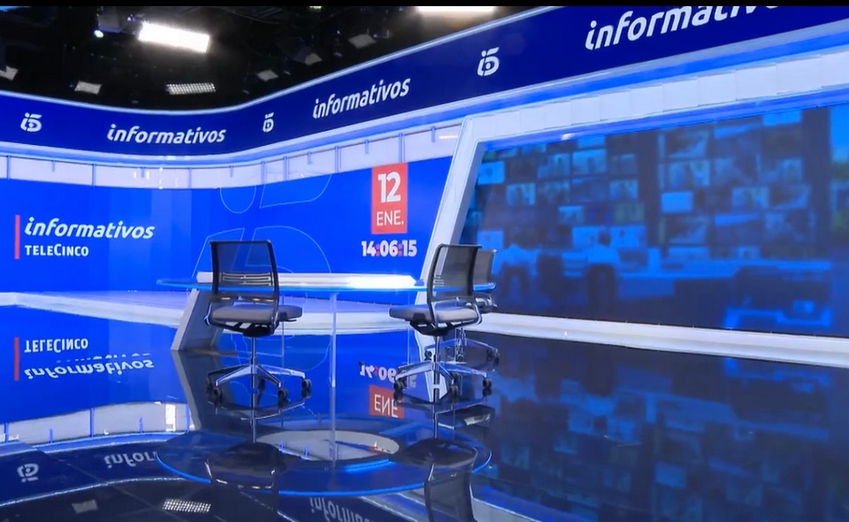 Mediaset España revamps the news sets of Telecinco and Cuatro with a spectacular roll out of Alfalite LED screens tkt1957.com