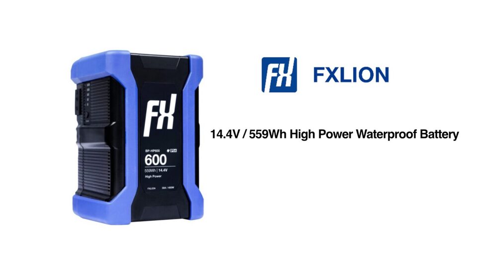FXLION Introduces New High-Capacity V-lock Battery