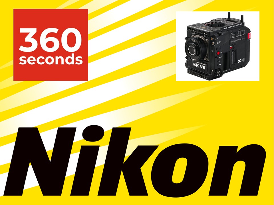 Nikon's acquisition of RED featured on 360 Seconds Broadcast News & Commentary tkt1957.com