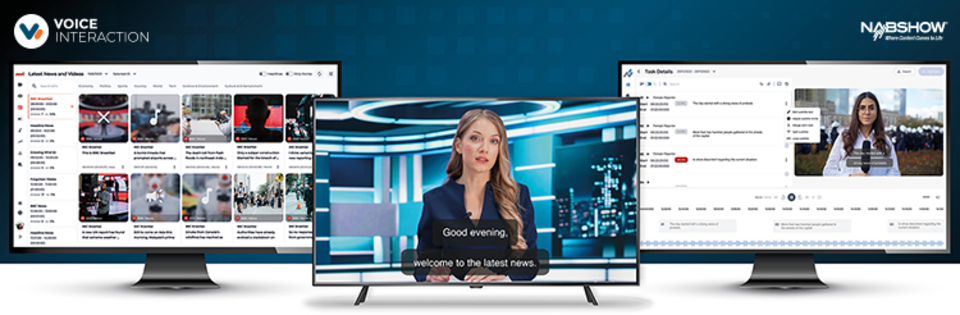 VoiceInteraction to Unveil Advanced AI Captioning and Content Solutions at NAB Show 2024