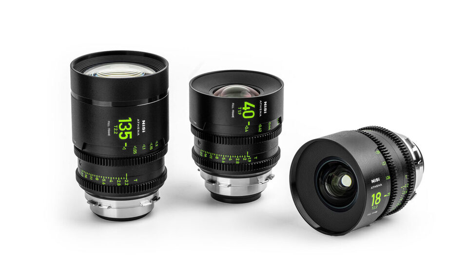 NiSi Expands ATHENA Prime Lens Line with Three New Models 