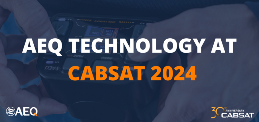 AEQ's Latest Broadcast Solutions at CABSAT 2024