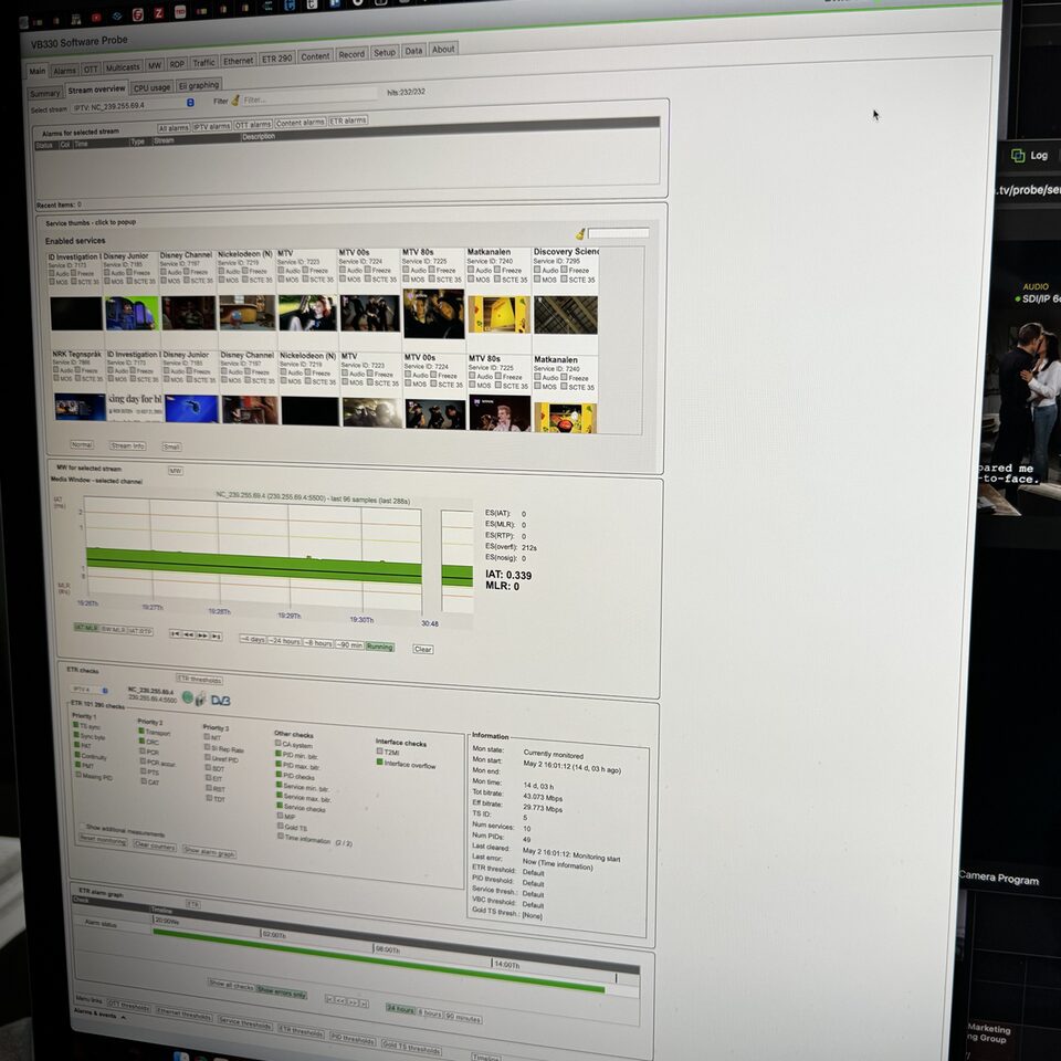Bridge Technologies has released a new feature called "StreamOverview" that was introduced in VB330 as part of the update to version 6.3.