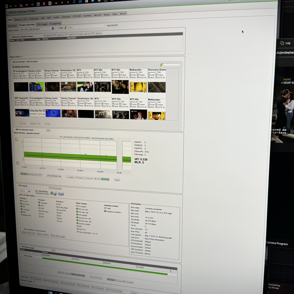 Bridge Technologies has released a new feature called "StreamOverview" that was introduced in VB330 as part of the update to version 6.3.