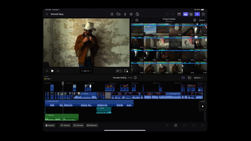 Multicam Editing and External Project Support in Final Cut Pro for iPad 2
